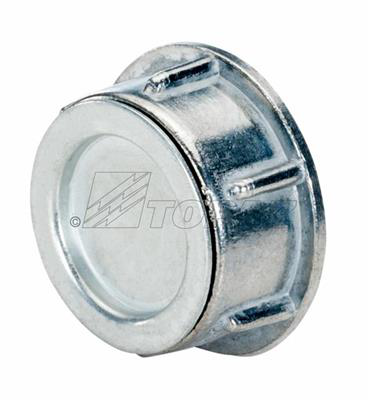 3-1/2" Rigid Zinc Conduit Bushings with Steel Cap