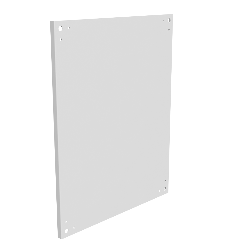 Back Panel Non UL Listed 30x24 Hinge Cover White Steel
