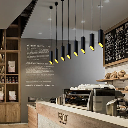 [Open-Box] Long Cylindrical Oblique LED Minimalist Nordic Chandelier Pendant Lights