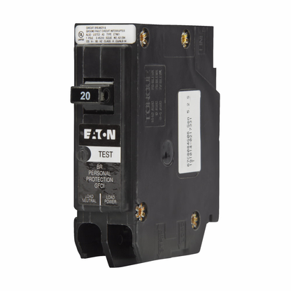 20 Amps Ground Fault Single Pole Circuit Breaker