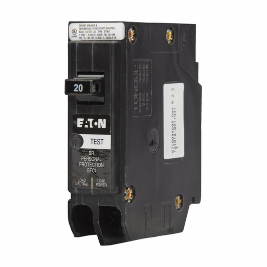 20 Amps Ground Fault Single Pole Circuit Breaker