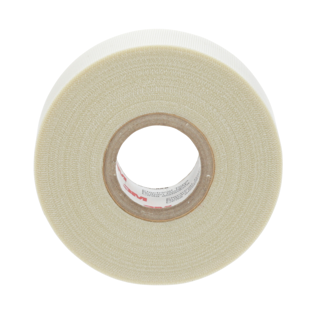 3M Glass Cloth Electrical Tape 69, 3/4 in x 66 ft, White, 50 Rolls/Case