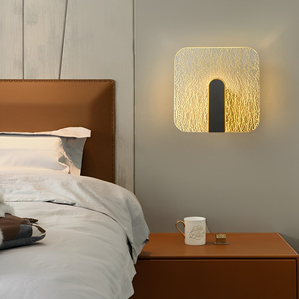 [Open-Box] Minimalist Round Square LED Creative Modern Wall Lamp Bedside Lights