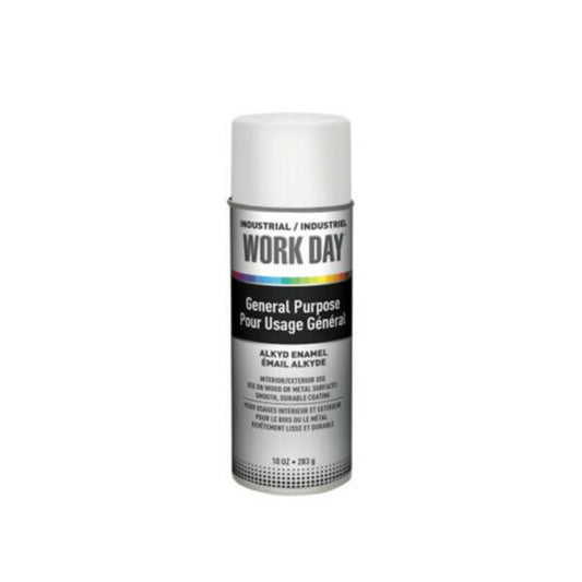 12A04401 Spray Paint Gloss White 10Oz Can - 12/Case