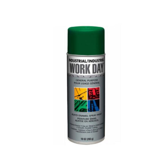 12A04408 A04408 Work Day Spray Paint Green 10Oz Can - 12/Case