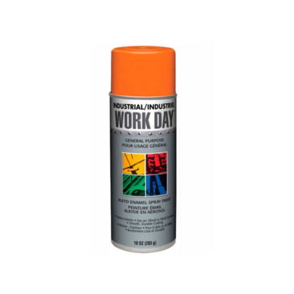 12A04413 A04413 Work Day Spray Paint Orange 10Oz Can - 12/Case