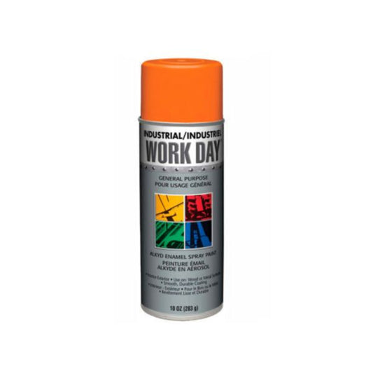 12A04413 A04413 Work Day Spray Paint Orange 10Oz Can - 12/Case