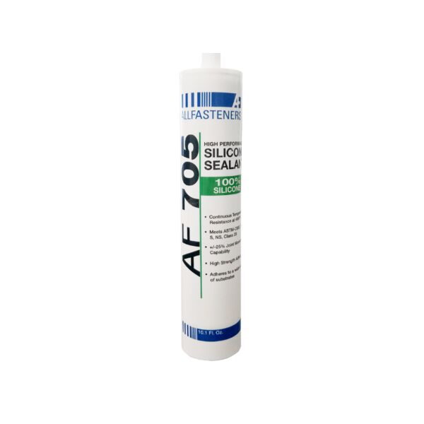 12Af705W-10 Af 705 White 100 Percent Acetoxy Silicone Sealant 10.1Oz Tube - 12/Case