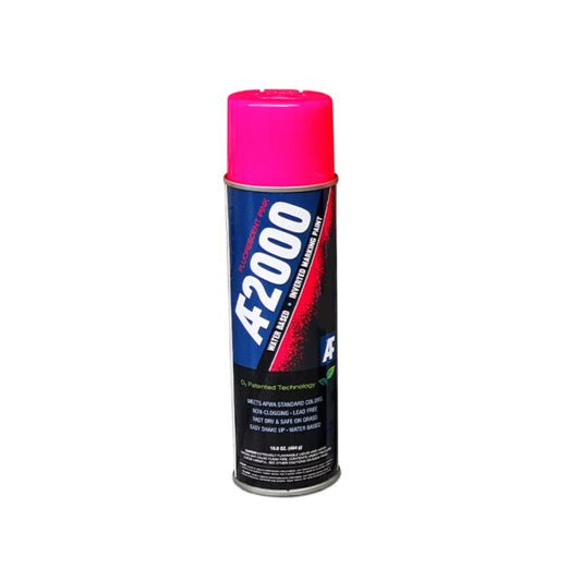 12Afpi17 Af2000 Fluorescent Pink (Water-Based) Inverted Marking Paint 15Oz Can - 12/Case