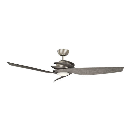 62" Spyra Fan in Brushed Nickel
