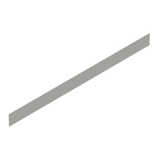 Barrier Divider Wireway Kit Bolt-On, fits 6.00x6.00, Gray, Mild Steel