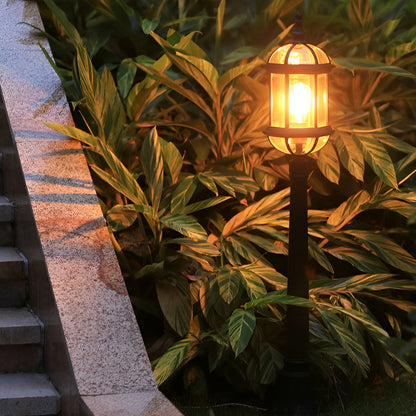 Vintage Golden LED Outdoor Pathway Light Luxury European-style Lawn Lamp