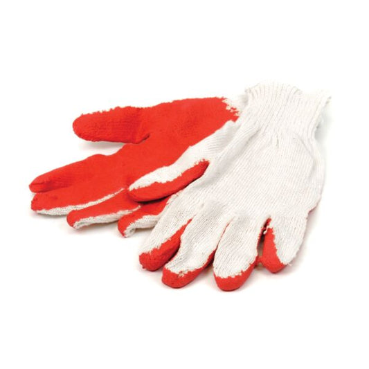 13Glv39C121L Red Latex Smooth Coated String Knit Glove Large 10/Pack - 300/Case