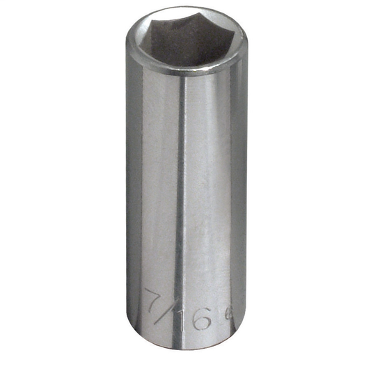 1/4'' Deep 6-Point Socket, 1/4'' Drive
