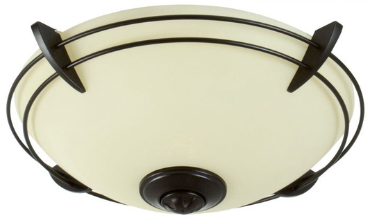 2 Light Bowl Fan Light Kit - LK207-OB-LED
