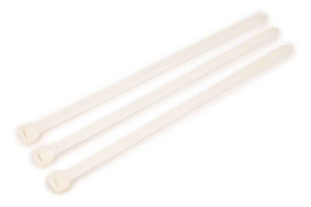 3M™ Nylon 6/6 Light Heavy-Duty Cable Tie CT8NT120-L, 9.00 in x 0.30 in x0.07 in, Natural, 50/Bag, 500/Case