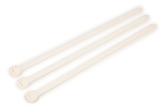 3M™ Nylon 6/6 Light Heavy-Duty Cable Tie CT8NT120-L, 9.00 in x 0.30 in x0.07 in, Natural, 50/Bag, 500/Case