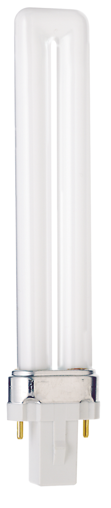 9 Watt; pin-based Compact Fluorescent; 3500K; 82 CRI; G23 base
