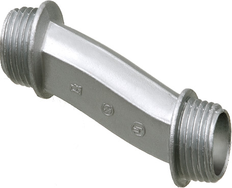 2" Off set nipple with 3/4" offset, zinc die-cast.