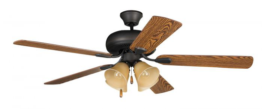 52" Ceiling Fan with Blades and Light Kit - PD52ABZ5C4