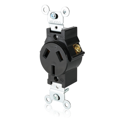 20 Amp Single Receptacle/Outlet, Commercial Grade, Dual Voltage