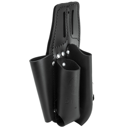 Black Leather Tool Pouch for Belts