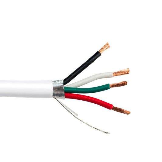 18/4SHP 4 Cond/7 Str BC, LS-PVC, AL Mylar, Drain