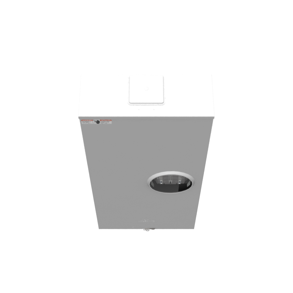4 Terminal Ringless Large Closing Plate Lever Bypass 9-16 In Barrel Lock With Bracket Provision