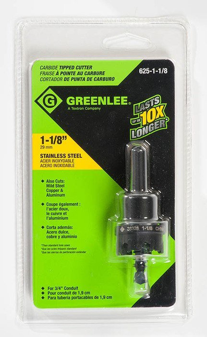 1-1/8" Carbide-Tipped Hole Cutter