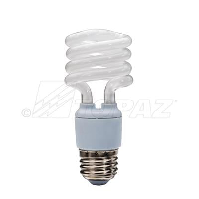 13W T2 Compact Fluorescent Super Mini-Spiral 4100K