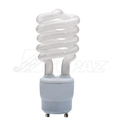26W Compact Fluorescent Mini-Spiral GU24 Base 2700K