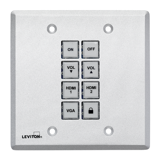 8-Button Control Panel Wallplate