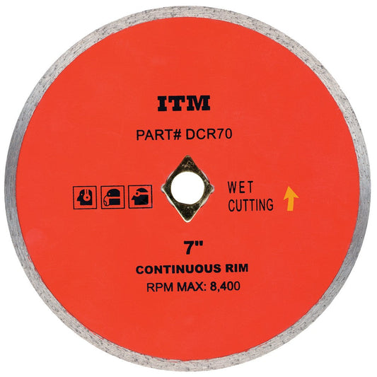 8" CONTINUOUS RIM DIAMOND BLADE