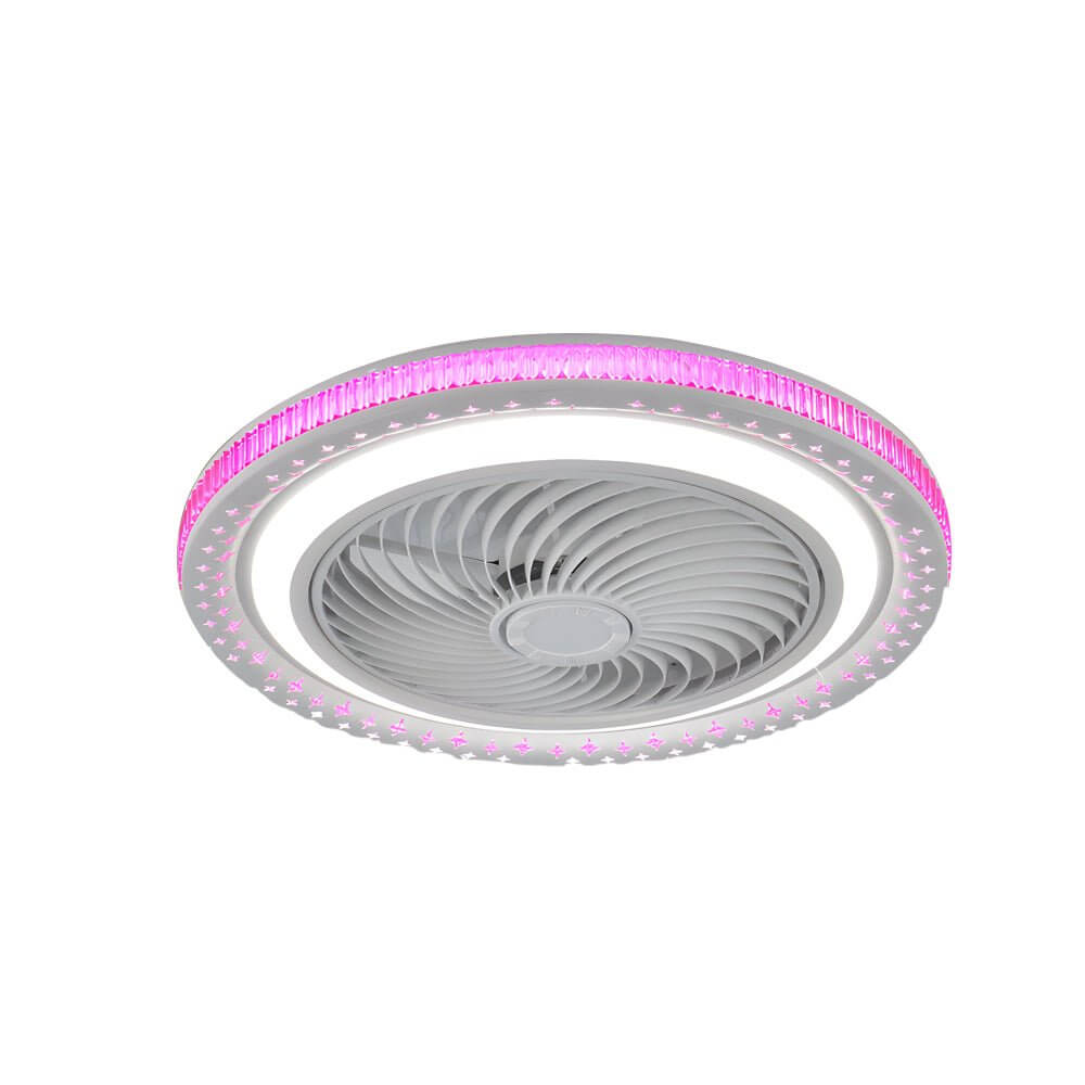[Open-Box]19.7" Bladeless Ceiling Fan with LED Light and Remote