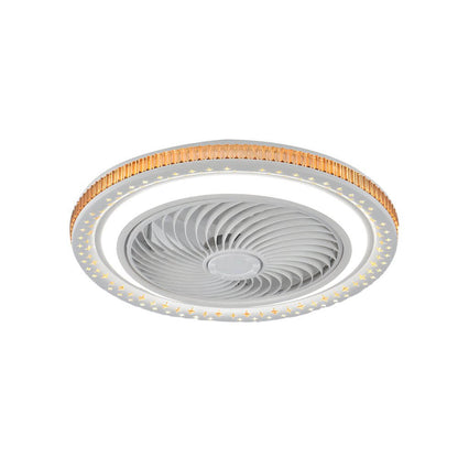 [Open-Box]19.7" Bladeless Ceiling Fan with LED Light and Remote