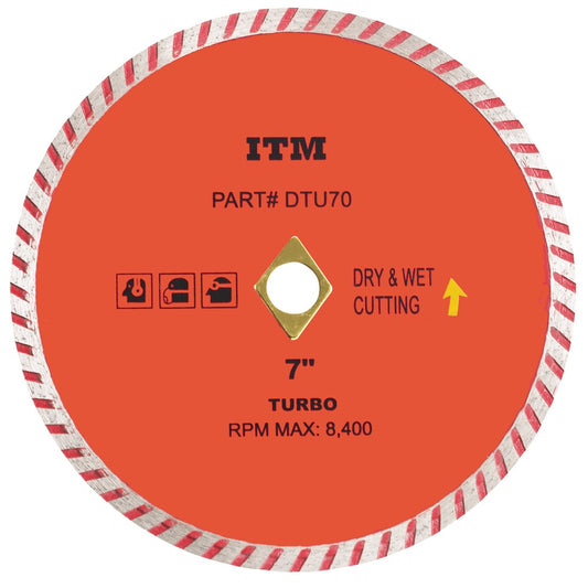 7" TURBO RIM DIAMOND BLADE