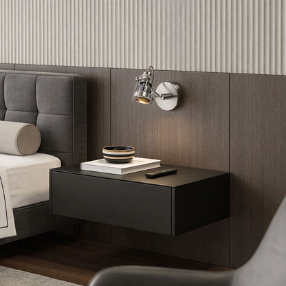 【2 PCS】Brushed Nickel Wall Sconces Vintage Bauhaus Rotatable Light