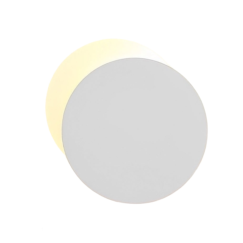[Open-Box]360° Rotatable Round LED Modern Wall Lamp Decorative Wall Sconce Lighting