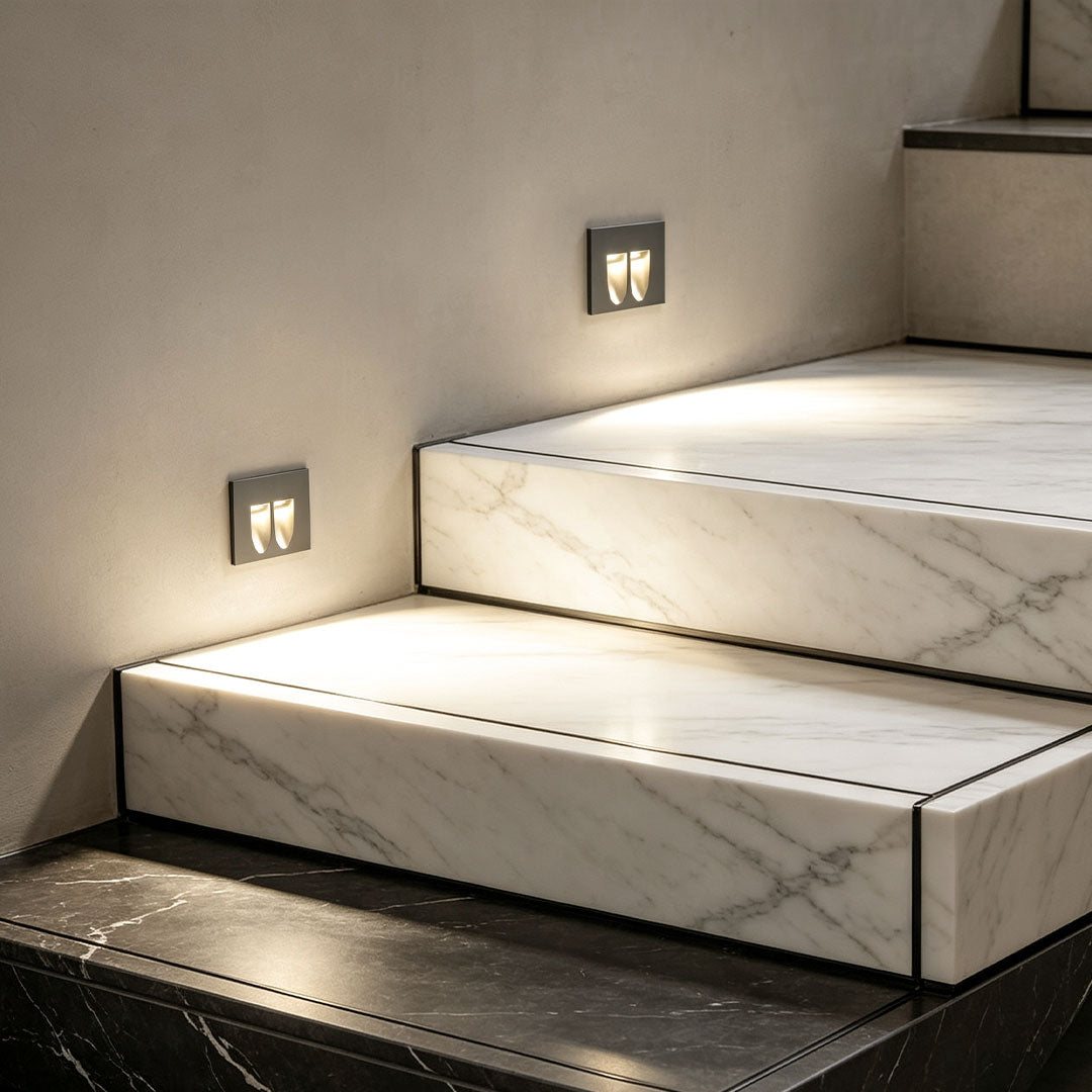 【2 PCS】step LED Light Recessed LED Motion Sensor Light