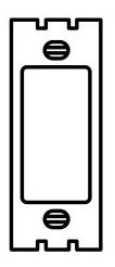 80314-W, Wallplate Adapter