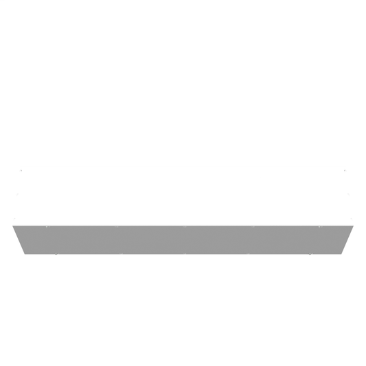12x96x12 Screw Cover Wireway Type 1 UL Listed Steel No Knockouts ANSI 61 Gray