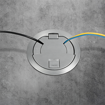 6IN PREWIRED AV PT SURF ASSEM AA BRUSHED ALUMINUM