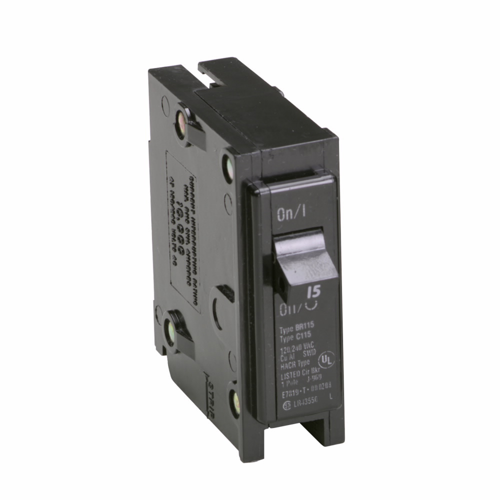 BR 15 Amp 120/240 Volts Single-Pole Circuit Breaker