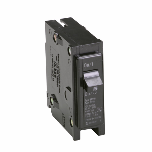 BR 15 Amp 120/240 Volts Single-Pole Circuit Breaker