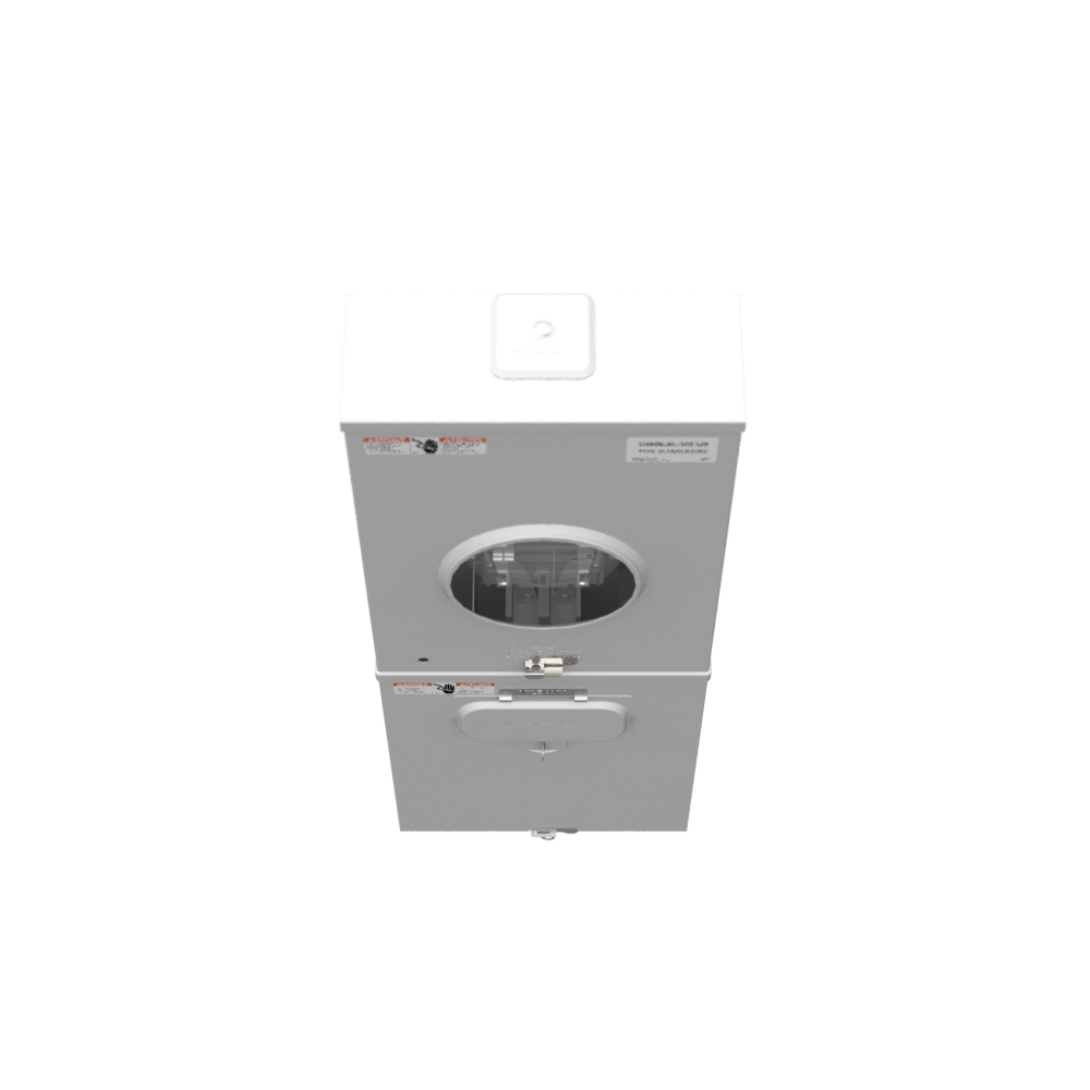 5 Terminal Ringless Small Closing Plate Lever Bypass 1-150 Ampere Main Breaker Long Island Lighting Company