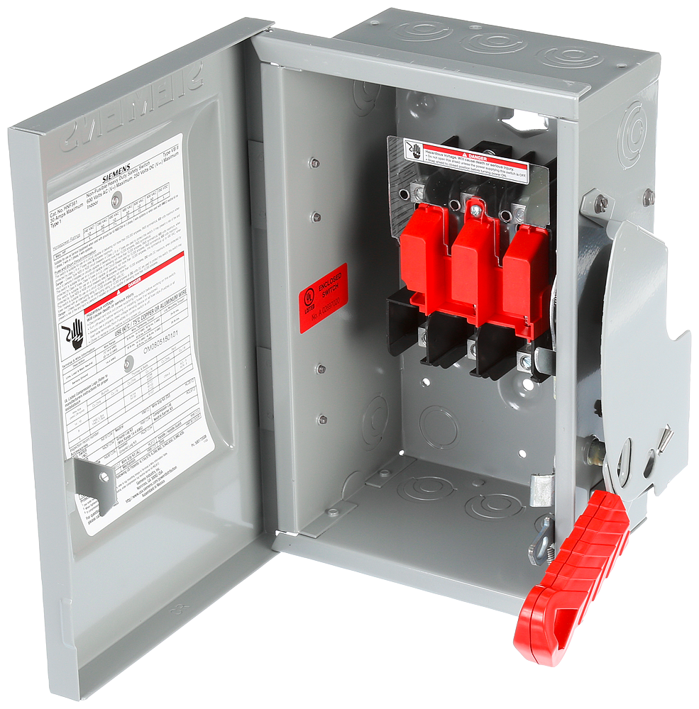30A 3P 600V 3W NON FUSED HD TYPE 1