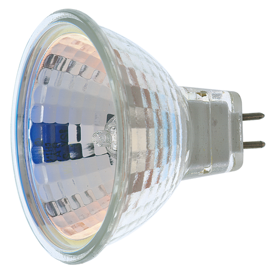 50 Watt; Halogen; MR16; EXZ; 2000 Average rated hours; Miniature 2 Pin Round base; 12 Volt