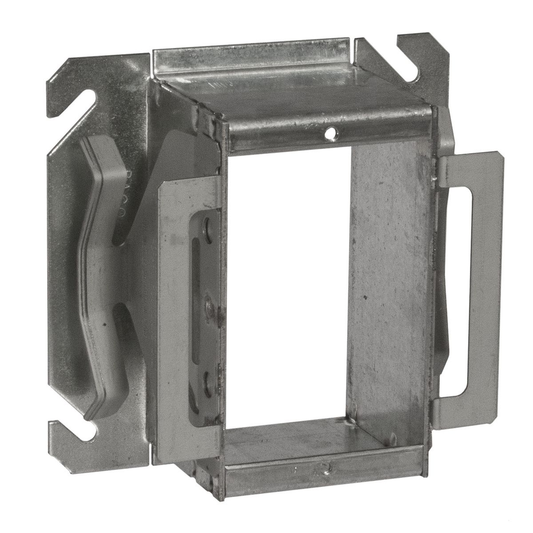 1-Gang BLOCK-LOC® 4 in. Square Tile Cover, 2 in. Deep