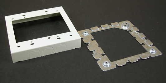 500/700 Two-Gang Flush Type Extension Adapter Fitting