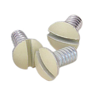 5/16" Long 6-32 Milled Replacement Screws, Ivory